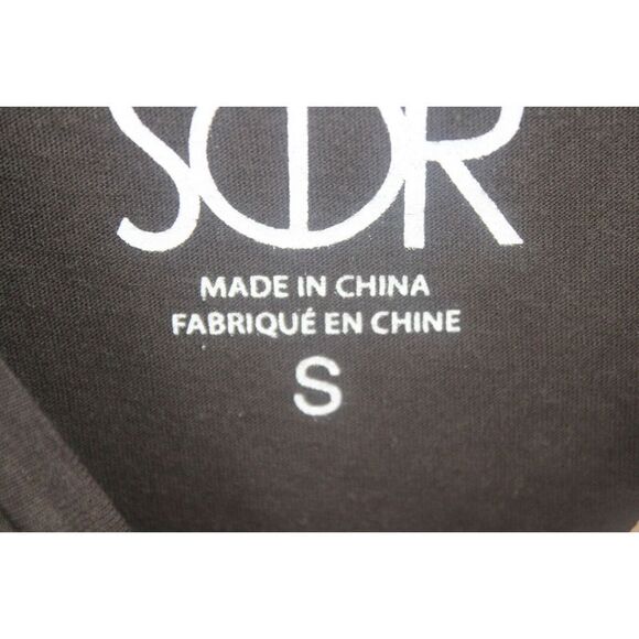 CHASER BITING LIP GLITTER BLACK TEE SHIRT SIZE SMALL - Picture 6 of 7